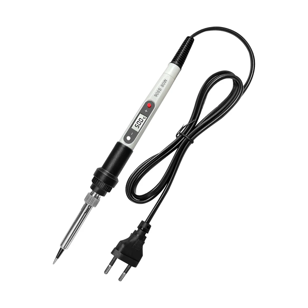 Outils de soudure de soudage électrique, affichage numérique LCD, température réglable, pointes, 80W, 220V, 110V
