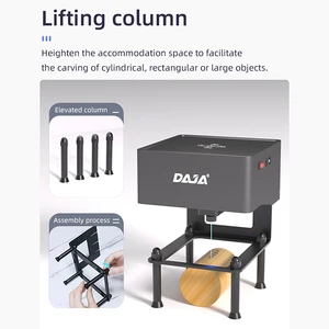 نقش بالليزر DAJA-D6 ، آلة نقش محمولة ل DIY ، DIY ، DIY ، DIY ، DIY ، 80 × 80 مم ، منطقة نحت أعلى 6 حفارة ليزر للنسيج - No3
