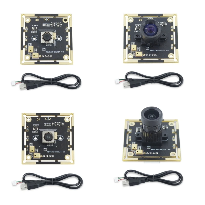 2024 New 5MP 74°/76°/100°/120° Auto/Manual Lens Monitoring Module OV5693 Plug Use