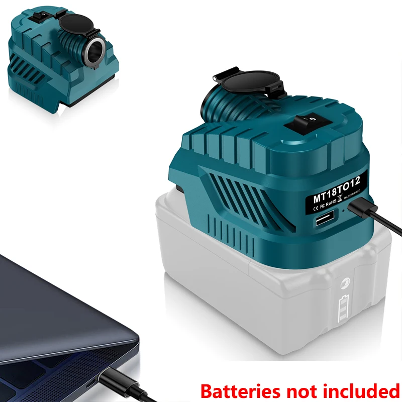 

Для Makita 18 В аккумулятор автомобильный холодильник блок питания 240 Вт интерфейс прикуривателя DC 12 В понижающий преобразователь регулятор