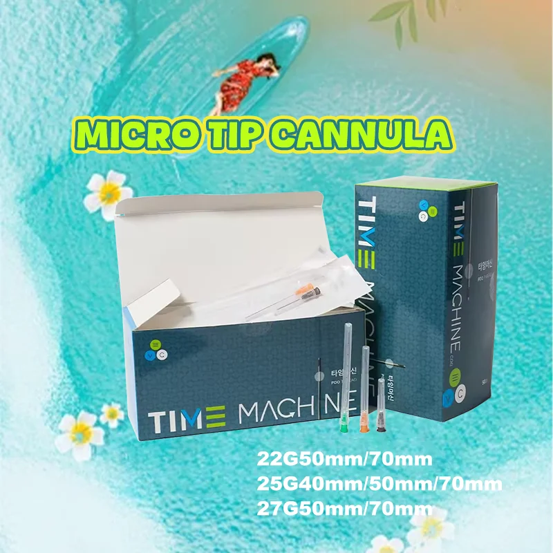 

Hot Korea Sterile Micro Tip cannula22g 23G 25G 27G 18G 30G Injectable Fillers Beauty 40/50/70mmToughnes Disposable tatto needle
