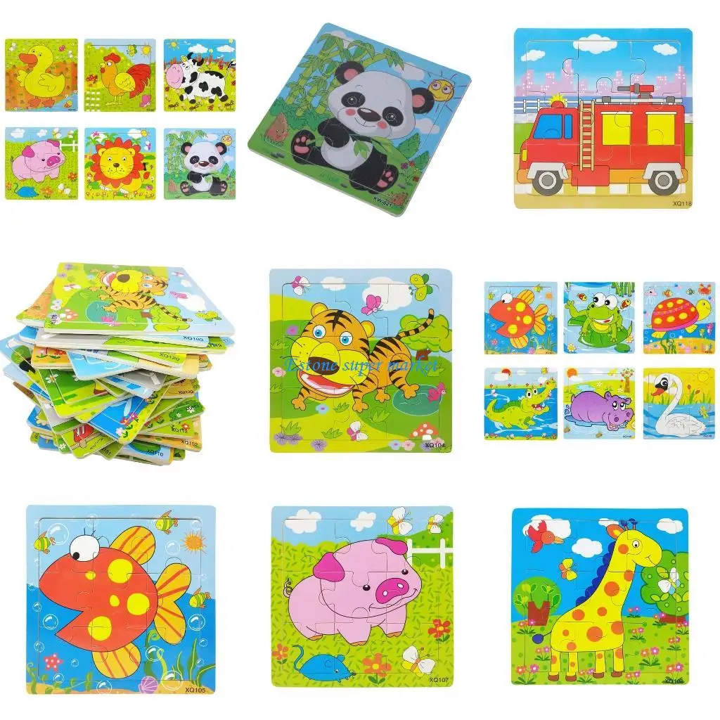 

090B 9 Pieces Puzzles for Adults Families and Kids Ages 3 and Up Teens