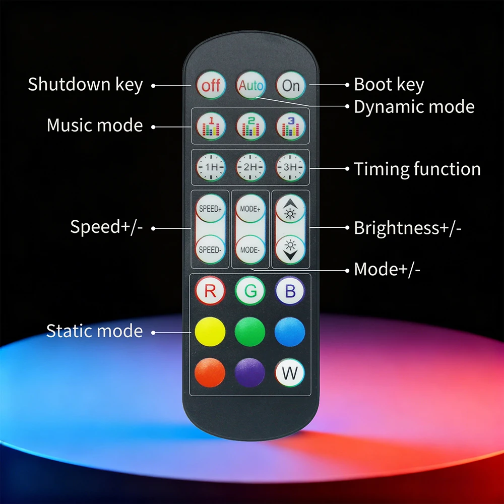 Smart RGBW LED Floor Lamp Bluetooth App 24key Remote Control Music Sync for Living Room Bedroom Gaming Room Corner Lighting USB