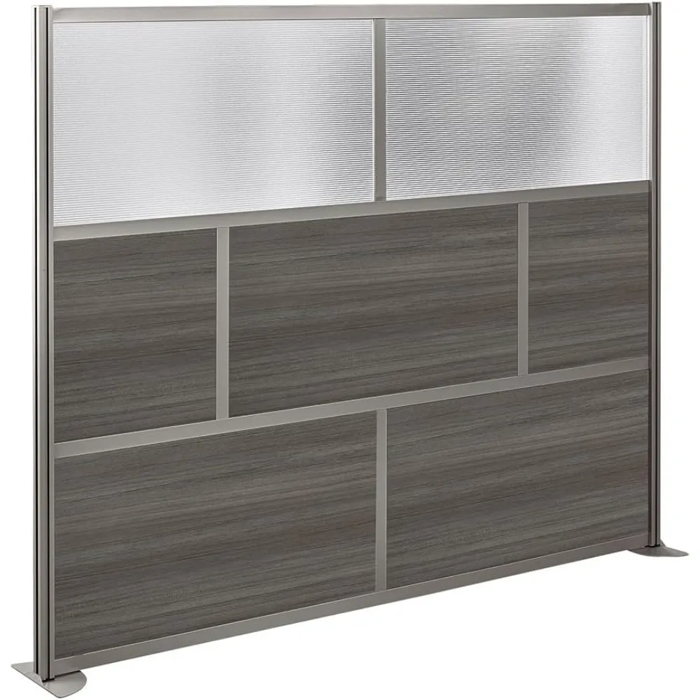 

NBF Office Partitions - Cubicle Privacy Panel Wall Divider - Modern Room Separator with Quick Assembly - Indoor Laminate Free