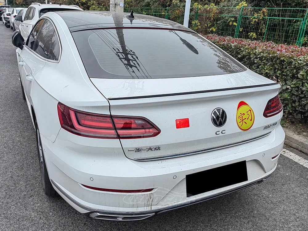 For 2019 20 21 22 2023 Volkswagen VW Passat CC GEN 3 Original High Quality ABS Plastic Unpainted Spoiler Trunk Boot Wing Spoiler