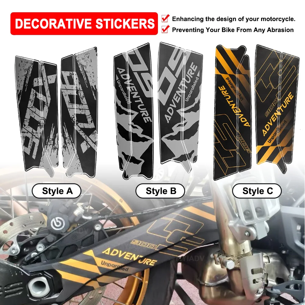 Motorcycle Swingarm Sticker Rear Rocker Arm Sticker For VOGE DS900X 900DSX DS 900 900X Rotating Shaft Swingarm Decorative Decals