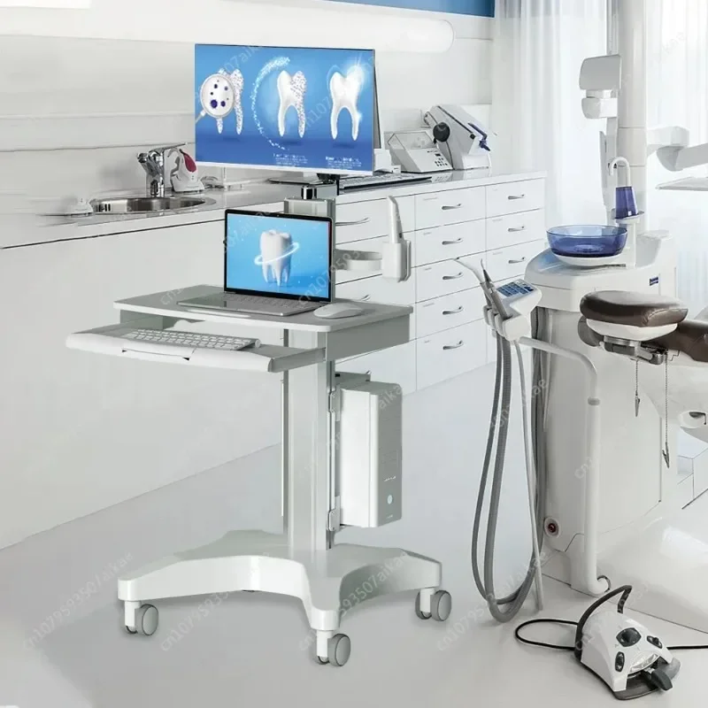 Ew Design Wholesale Price Hospital Furniture Medical Cart with UPS Battery and Oral Scanner Computer Laptop for Workstation