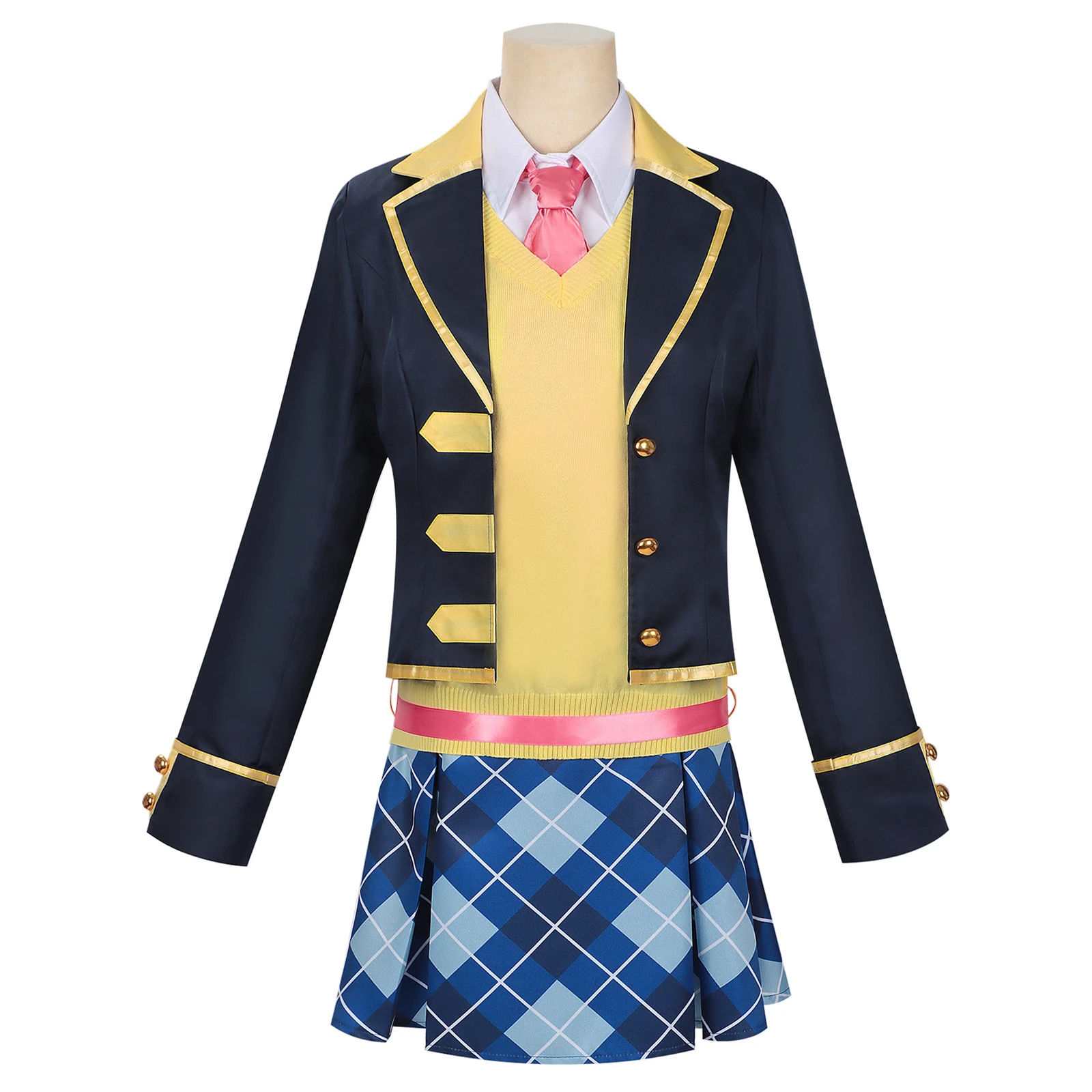 

Manaka Laala Cute School Uniform, Japanese Style Girls Cosplay Costume