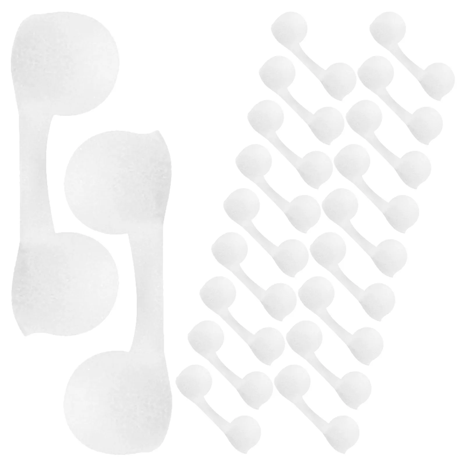 30Pcs Dust Nose Filters Reusable Nasal Plugs for Welding Construction Spray Tanning Allergy Protection Soft Sponge Nose Plug