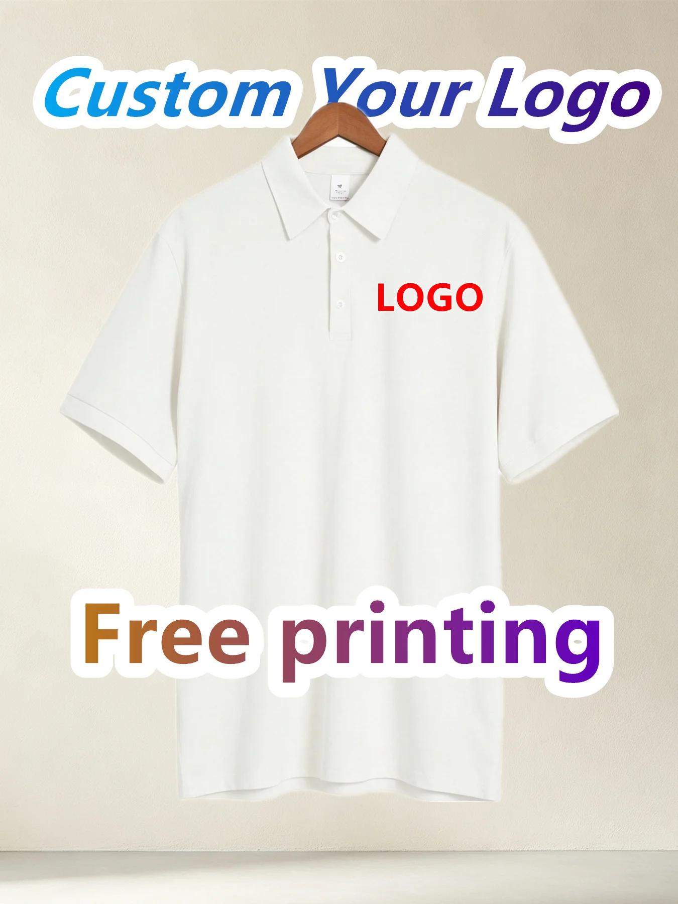 Summer Work Clothes Custom Team POLO Advertising Culture Polo Shirt Custom T Short Sleeve Work Clothes Printing