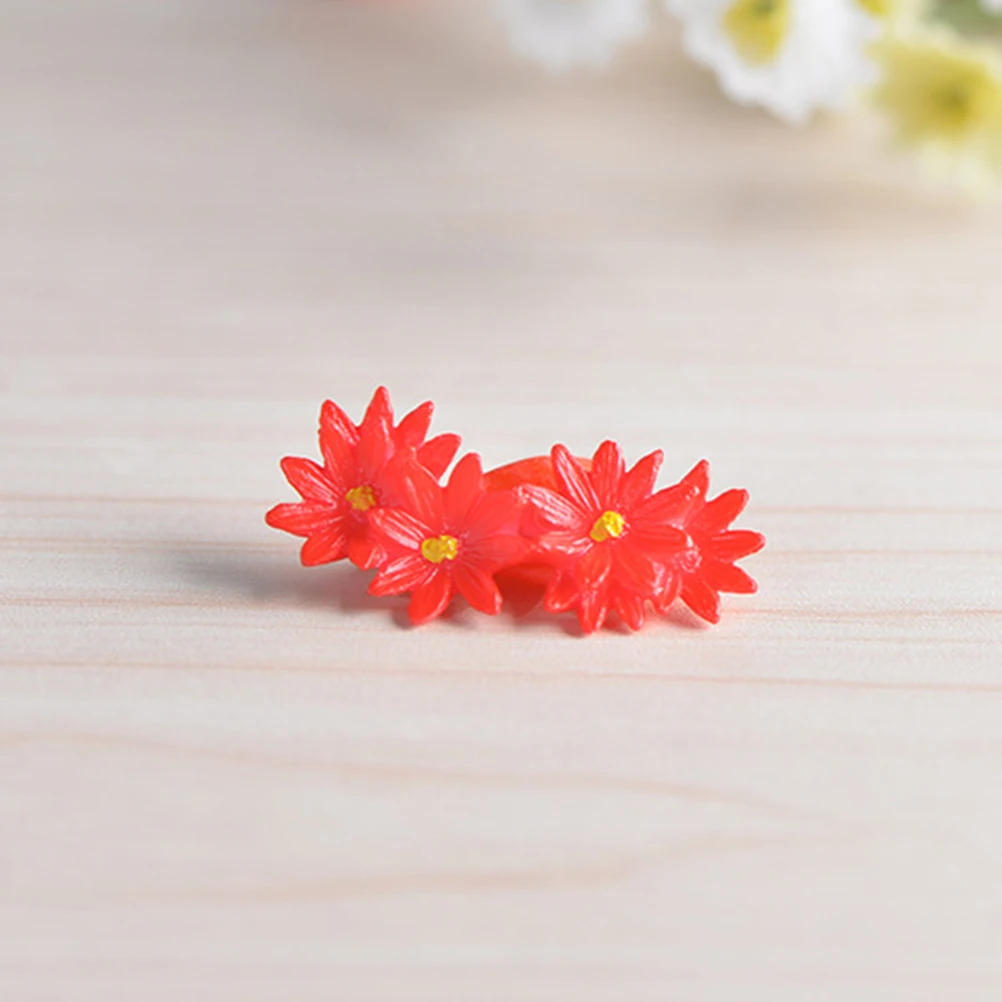 

10Pcs Succulent Micro Landscape Decor Simulation Flowers for Terrariums Fairy Gardens Miniature Wreaths Imitation Floret