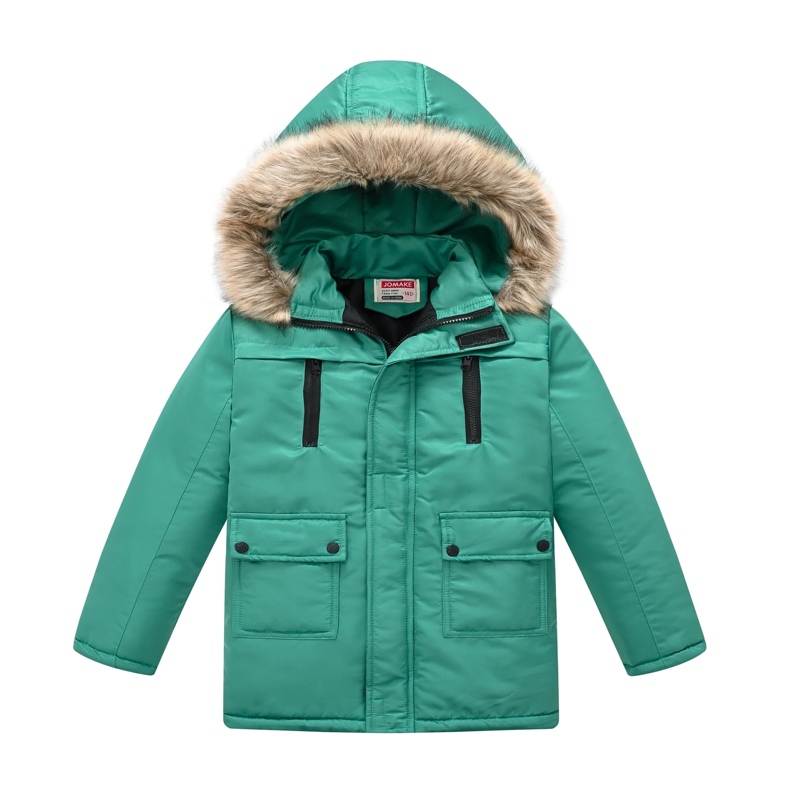 Keep Your Kids Warm and Stylish This Winter with this Detachable Hooded Coat!