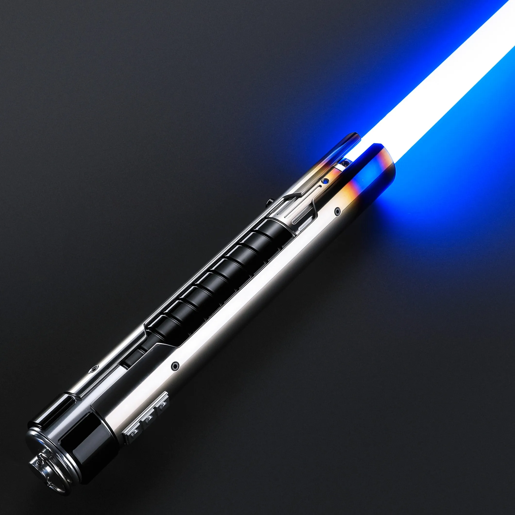 Lightsaber Jedi Neopixel Lightsaber Metal Hilt Heavy Dueling Sensitive Smooth Infinite Changing Hitting Sound JS Light Saber