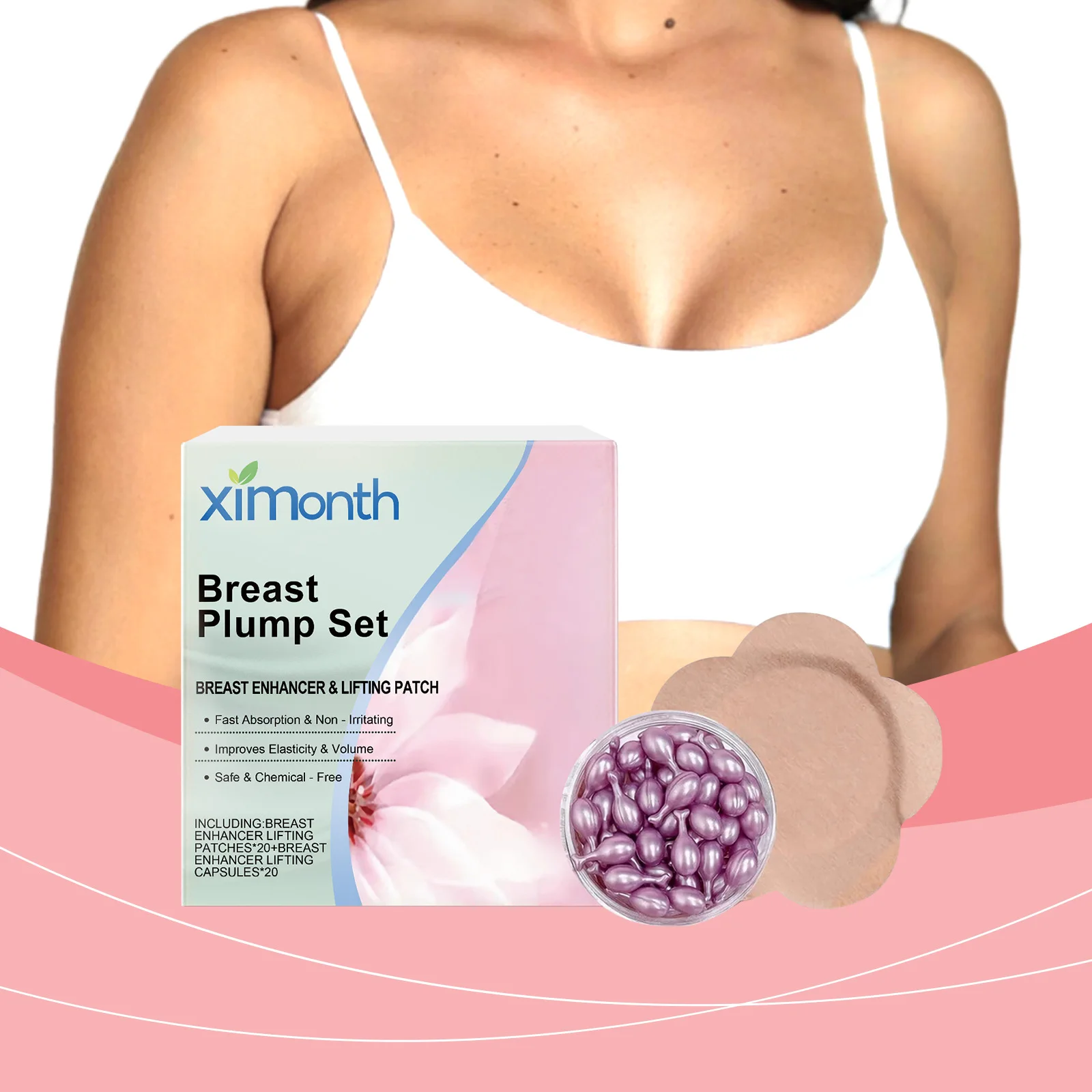 

Натуральное эфирное масло груди для увеличения груди, массажное масло для увеличения груди, крем