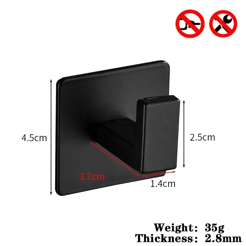 1-4 stücke Starken Klebstoff Wand Haken Aufkleber Hängen Mantel Rack Kleiderbügel Dusche Robe Haken Küche Bad Handtuch haken Halter