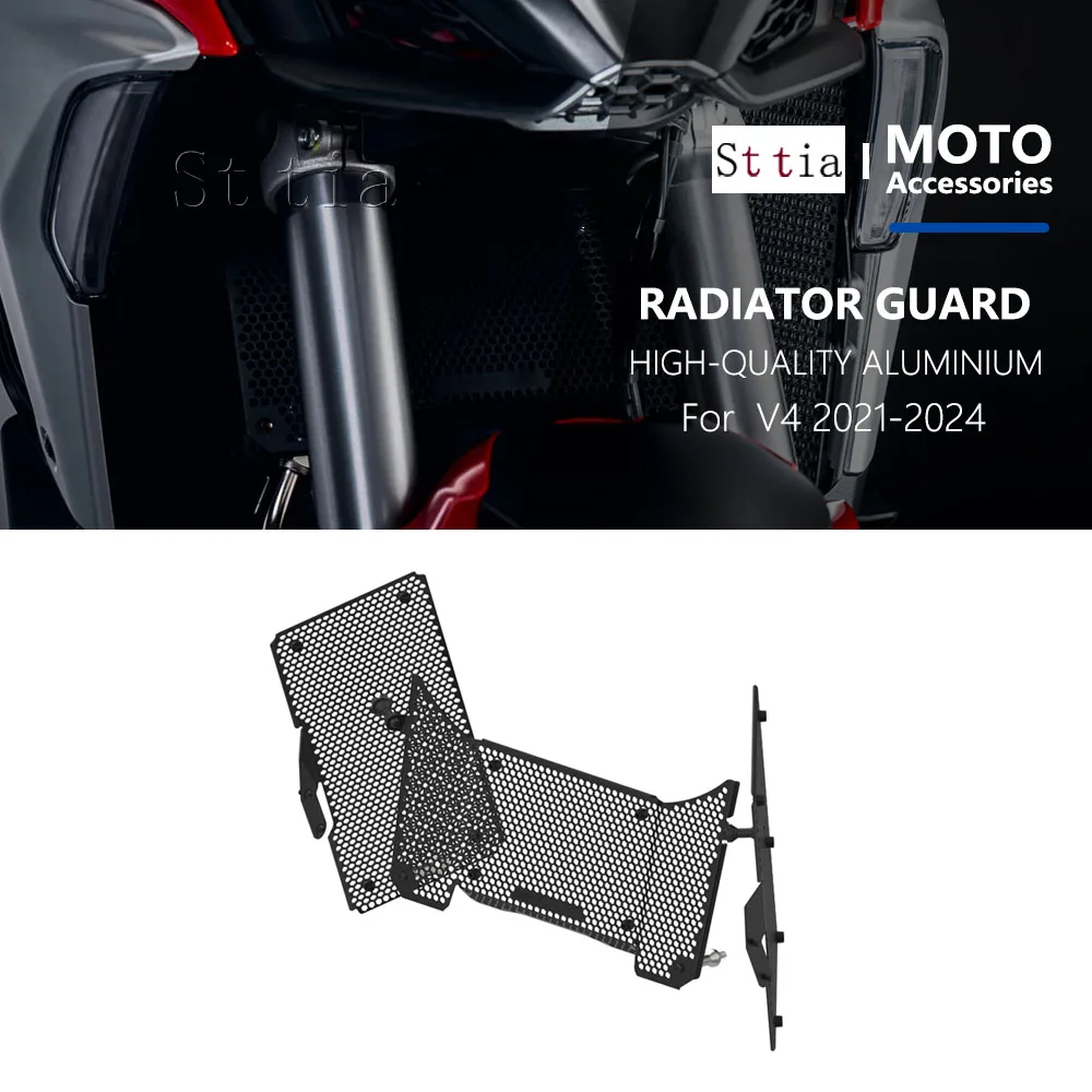 

Reliable Radiator Guard Protector Grille Cover For Ducati Multistrada V4 2021-2024 Multistrada V4 Pikes Peak Rally