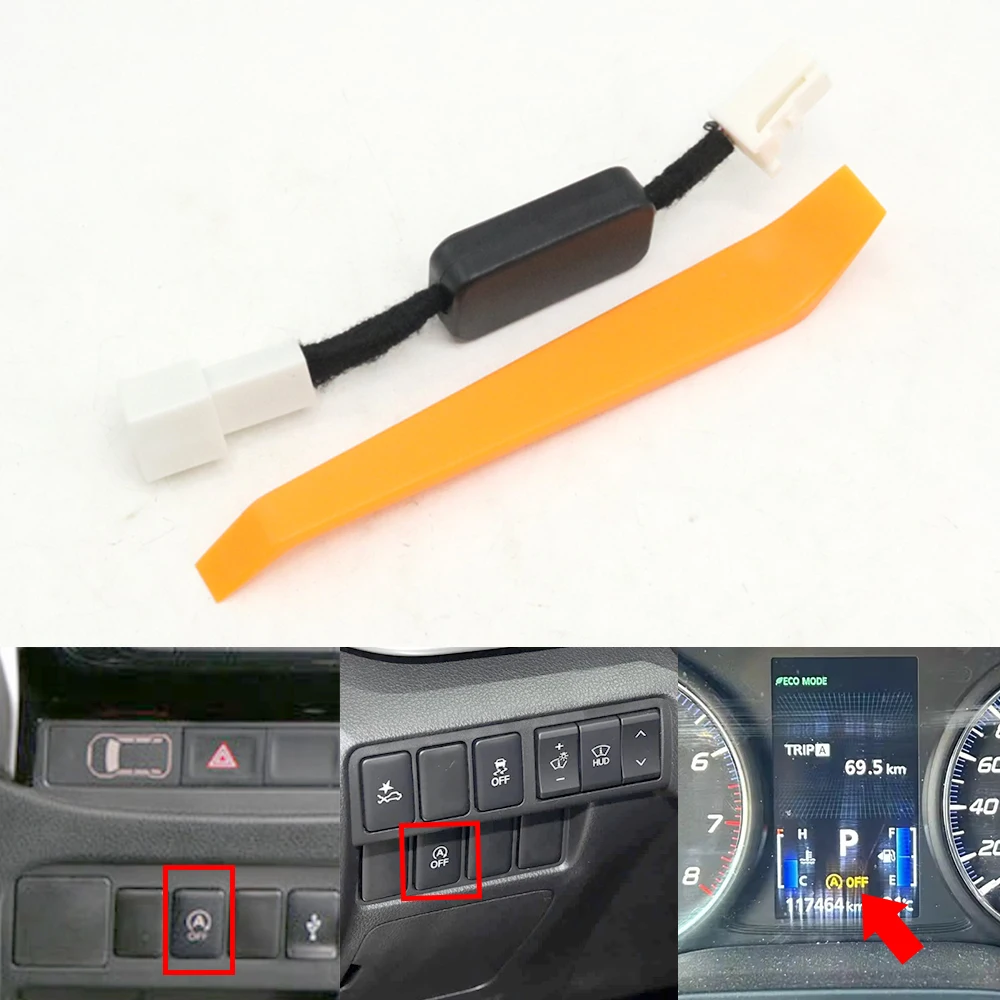 Auto Idle Start Stop Eliminator Engine OFF Canceller Delete Disable Cable Plug For Mitsubishi Xpander L200 Triton Eclipse Cross