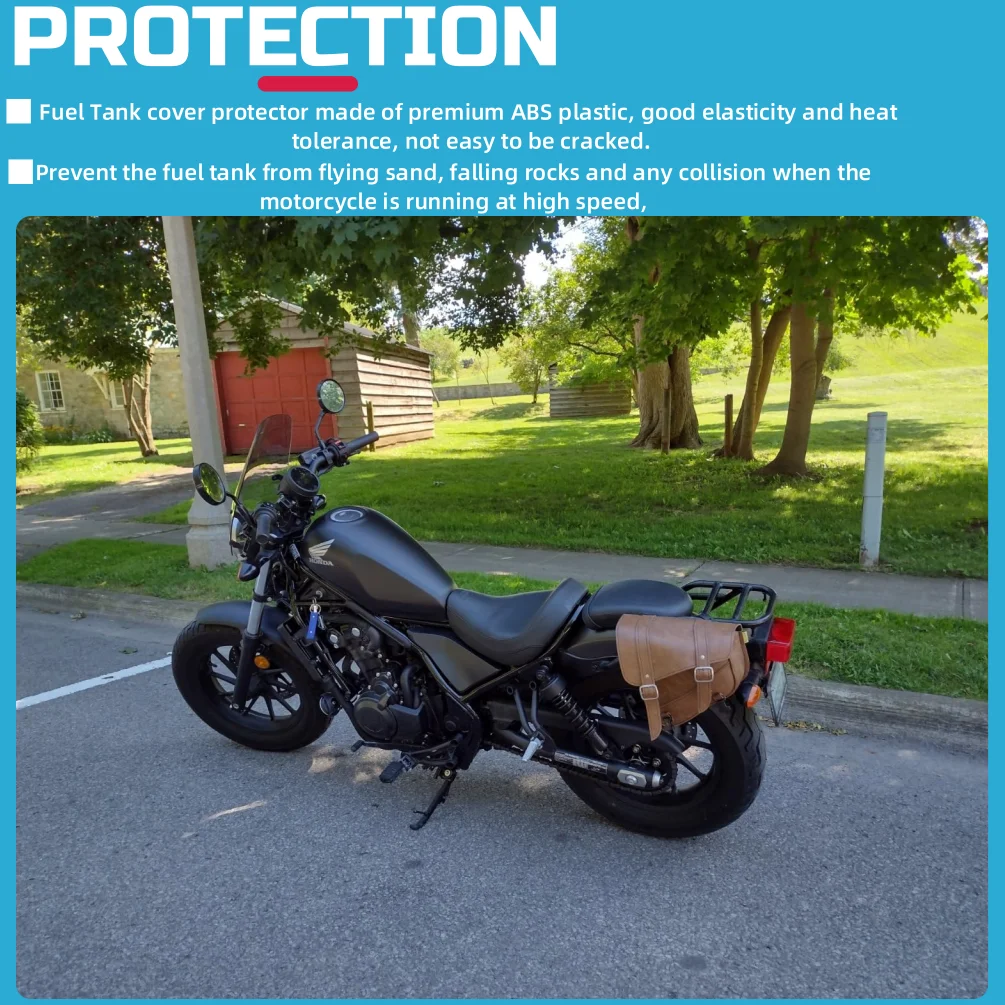 For Honda Rebel CMX250 CMX300 CMX500 2017-2025 Oil Fuel Cover Fuel Gas Cover Tank Fairing CMX 250 300 500 Motorcycle Accessories