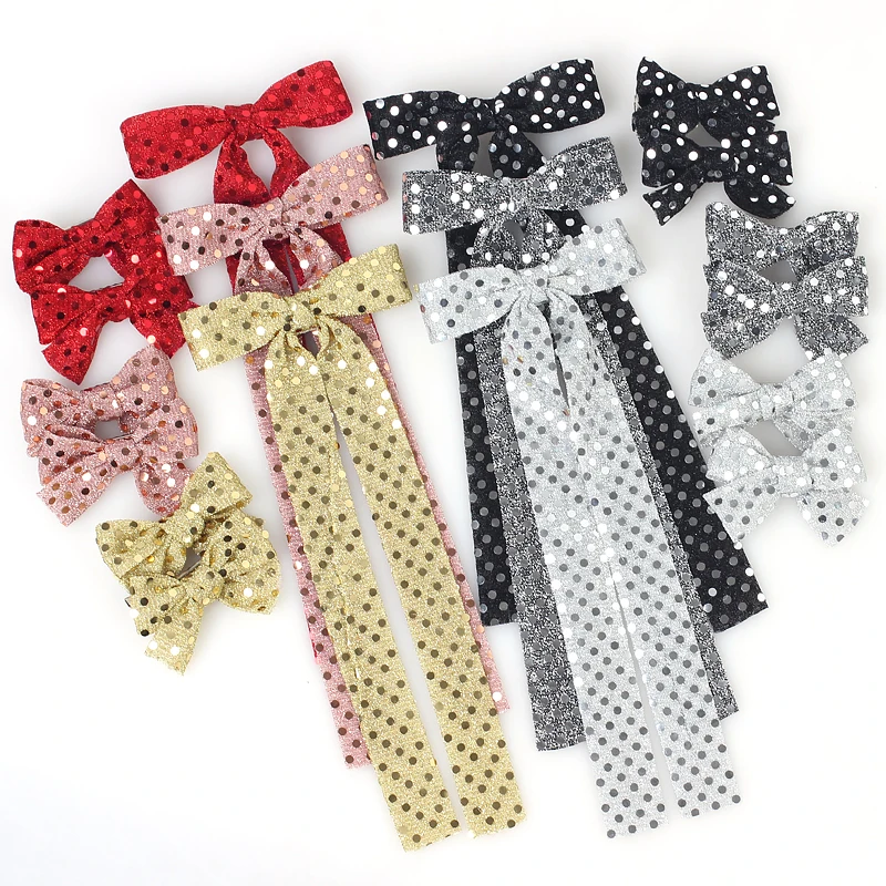 

Children Sequin Ribbon Padded Headbands Wide Hairbands hairpin for Girls Baby Solid Color Scrunchies Hair Accessories