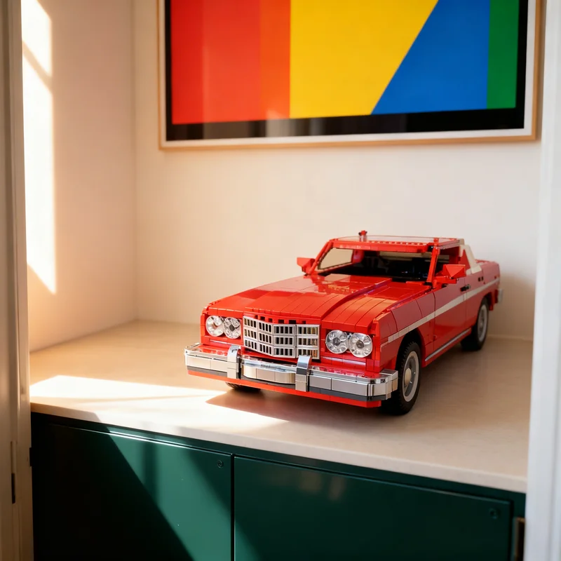 

2057pcs MOC Forded Gran Torino Starsky Hutch V2 Creator Expert Model Building Blocks Architecture Toy Christmas Gifts Brick Kids