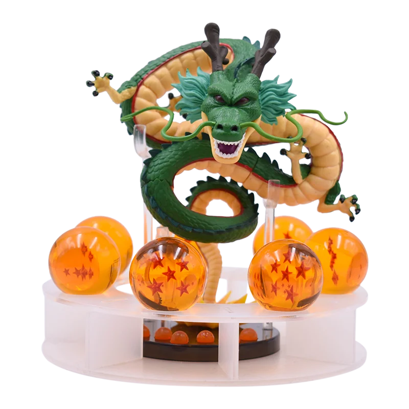 Dragon Ball Z Shenron Action Figures Toys Anime Seven Orange Dragon Balls PVC Figurine Model DBZ Collectible Dolls view 5
