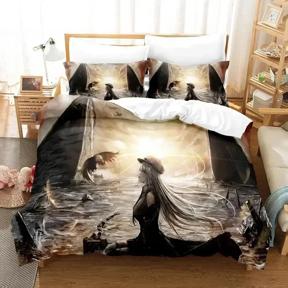 3D Print Anime Azur Lane Bedding Set For Bedroom Soft Modern Bedspreads Comefortable Kids Duvet Cover Quilt Cover And Pillowcase