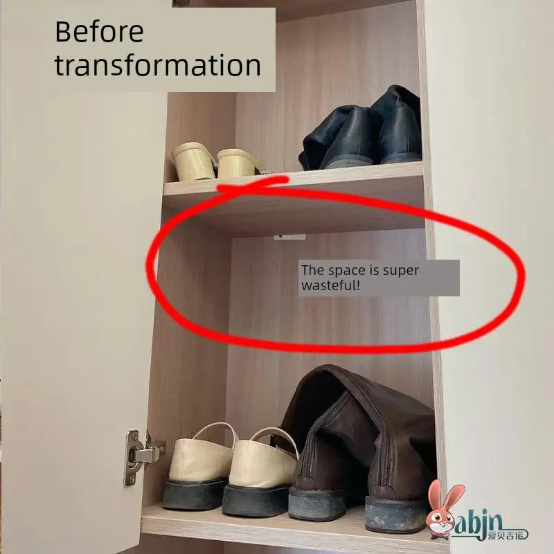 

Space-Saving Plastic oe Storage Der Slippers Organizer No-Installation Required Portable Closet oe Cabinet Dividers