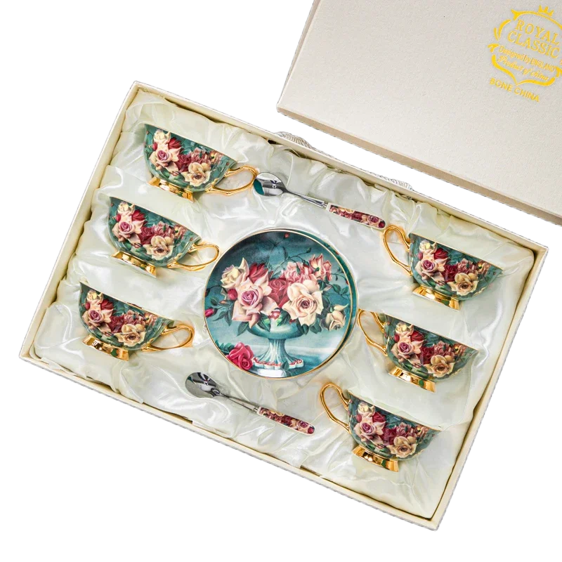 nordic-style-creative-flowers-ceramic-cups-and-saucers-set-tableware-high-grade-cups-and-saucers-exquisite-coffee-cup-gift-box