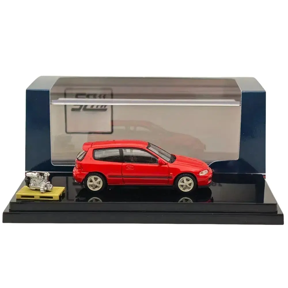 HJ 1/64 para (EG6) Sir-S con modelo de pantalla de motor Milano Red HJ641017SR modelos fundidos a presión colección de coches