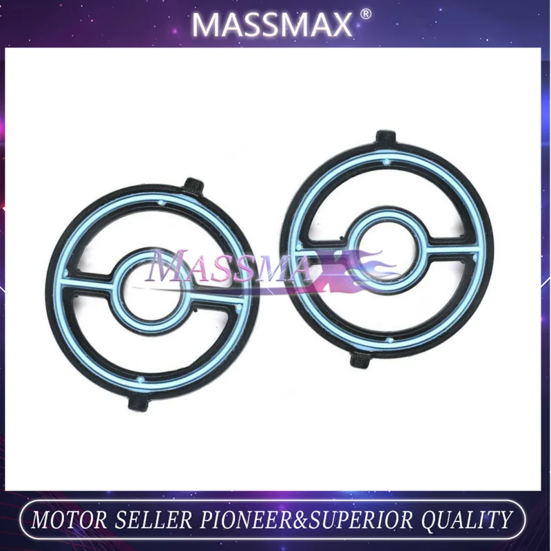 

LF02-14-700 2PCS Engine Oil Cooler Seal Gasket 1S7Z6A642AAA For Mazda 3 5 SPEED 6 CX7 2.0L 2.3L 2 For Ford Mondeo 2.0L