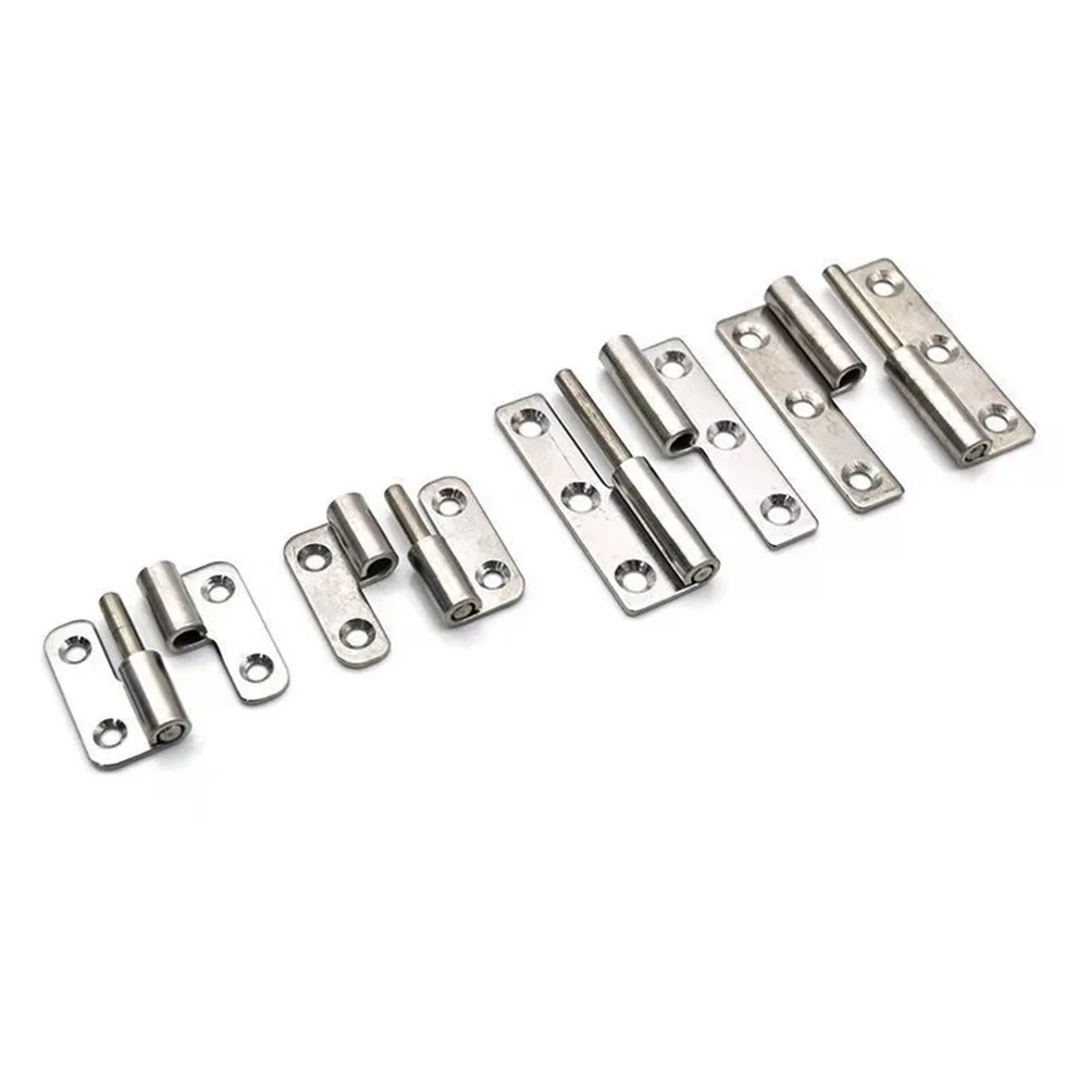 

2Pcs Stainless Steel Flat Hinge Cabinet Doors Windows Hinge Detachable Hinge Industrial Heavy Duty Door And Window Hinge