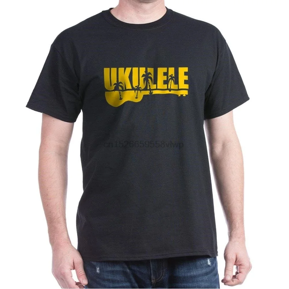 Klassisches Hawaii-Ukulele-T-Shirt aus 100 % Baumwolle