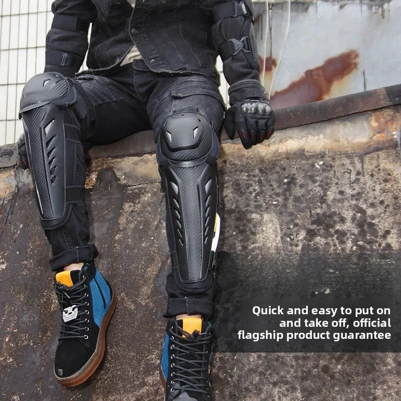 Professional Motorcycles Riding Protective Gear Set fot Men Women Adults 4 Seasons Knee Elbow Pads Leg Moto Racing Safety suit