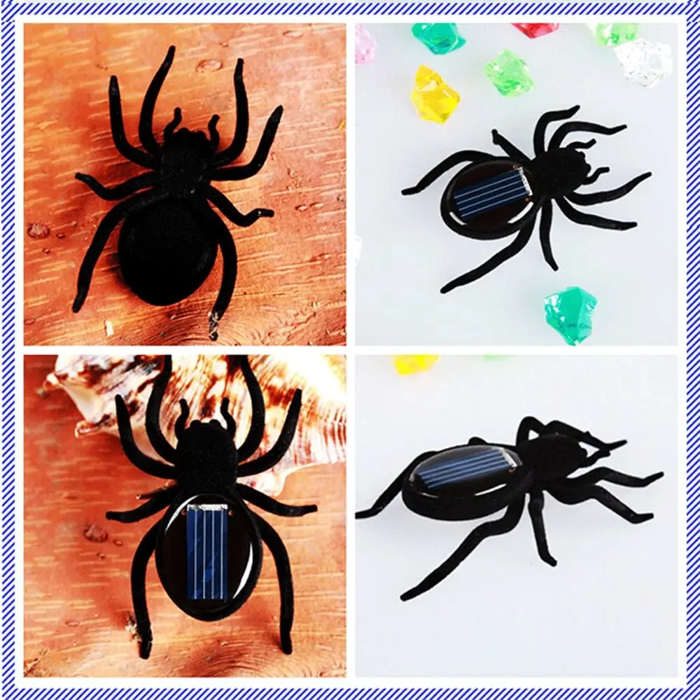 Magic Solar Powered Solar Insect Toys Cockroach Grasshopper Cockroach Robot No Batteries Multi-Foot Worm Educational Toy Kids