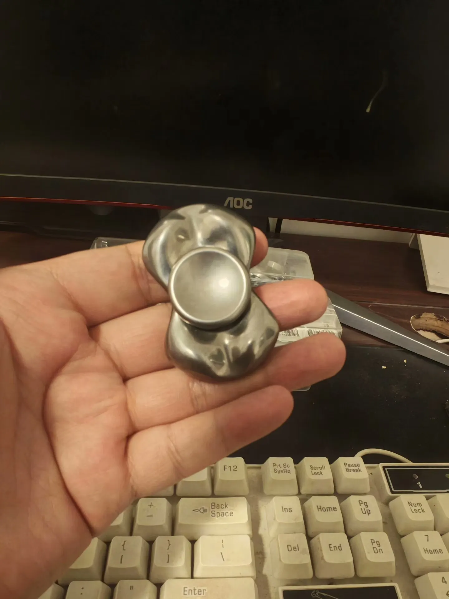 USED EDC Two page sand dune gyroscope, decompression toy