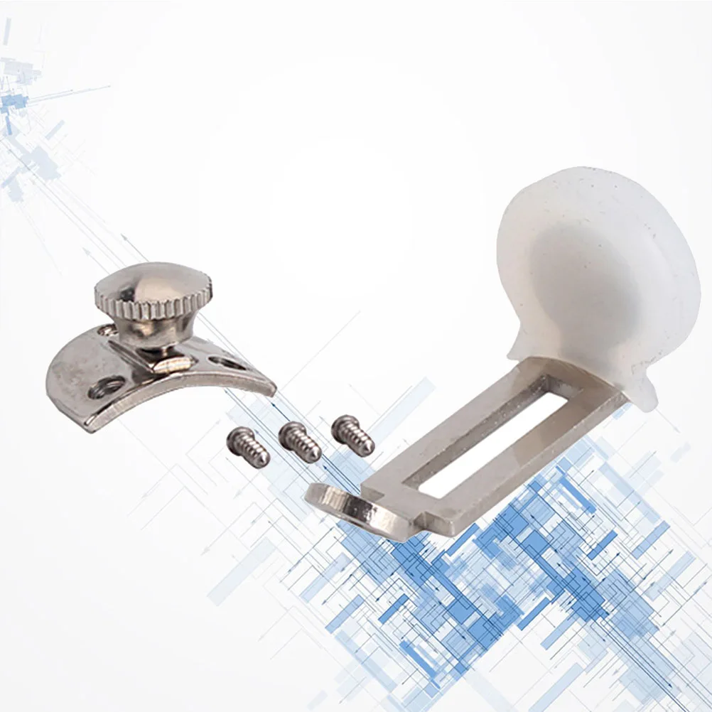 

1 Set Clarinet Thumb Rest Finger Protector with Screws Clarinet Parts Woodwind Replacement Parts (White)