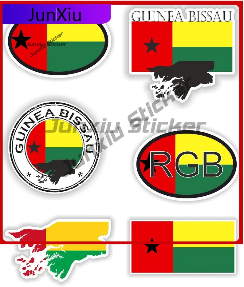 

Guinea Bissau Flag Vinyl Stickers Occlusion Scratch Exterior Decals Sticker Camping Car Bumper Protector Camper Decals Motorcycl