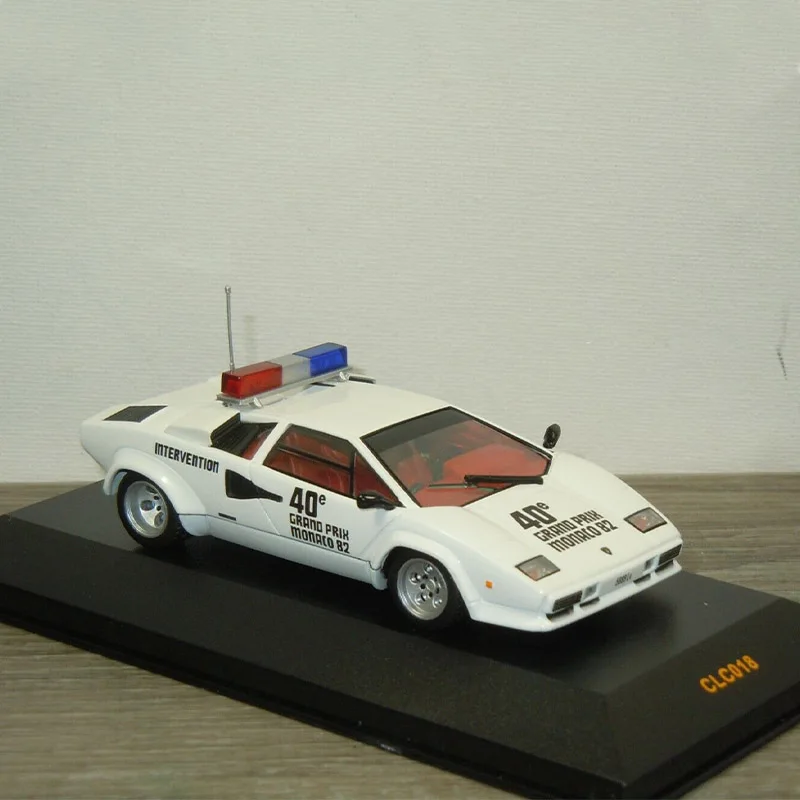

Литой под давлением масштаб 1:43 Countach Pace Car GP 1986, имитация модели из сплава, статический дисплей, Коллекционная игрушка, подарок, сувенирное украшение