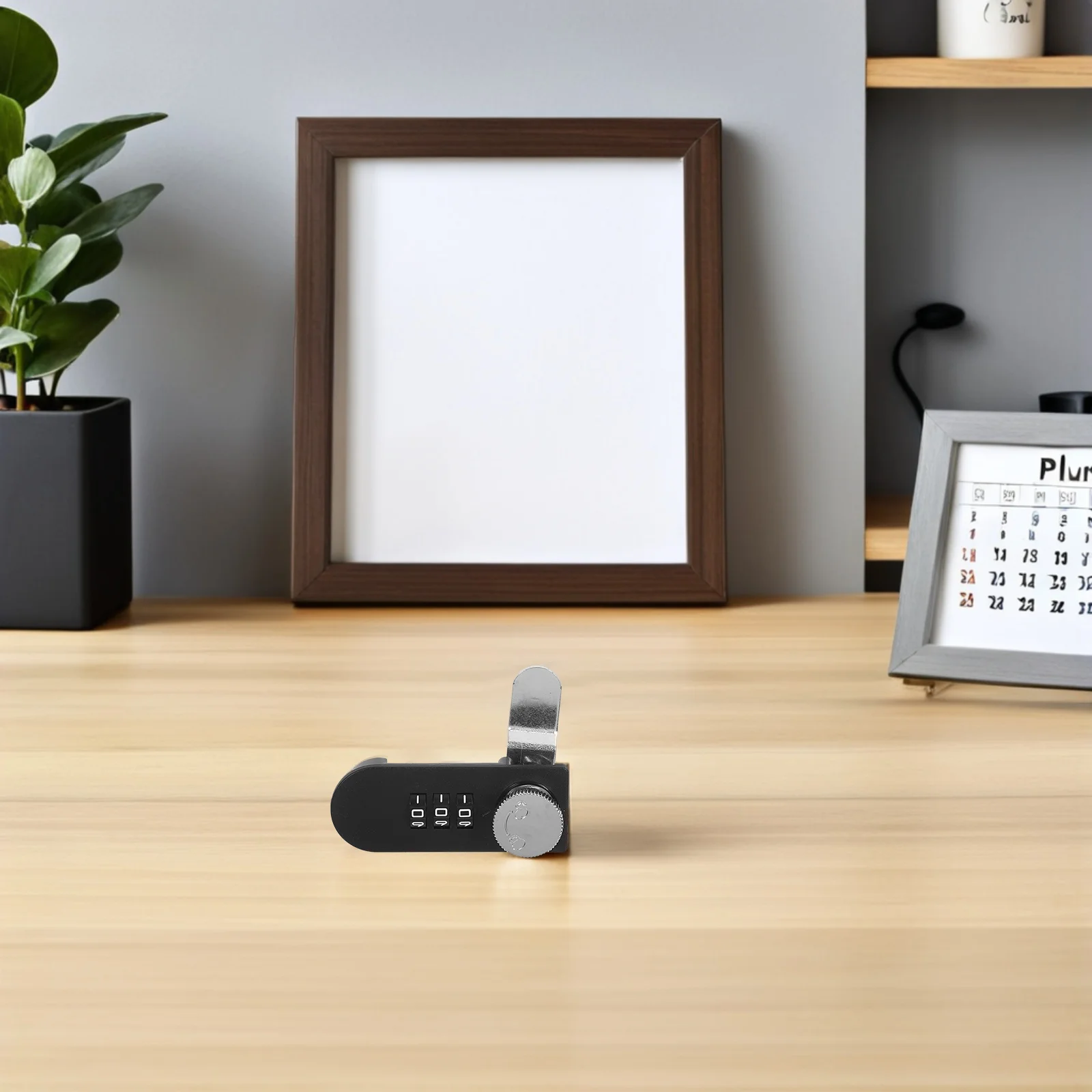 

2Sets Keyless Cabinet Door Lock Highstrength Material Antitheft Combination Lock for Filing Cabinets Wardrobes Easy Install