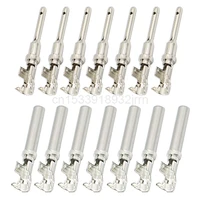 50 Uds DT conectores de terminales de engarzado automático pines macho hembra 1062-16-0122 / 1060-16-0122 para motor de coche 14-20 AWG