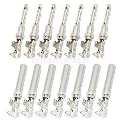 50Pcs DT Auto Crimp Terminal Connectors Male Female Pins 1062-16-0122 / 1060-16-0122 For Car Engine 14-20 AWG