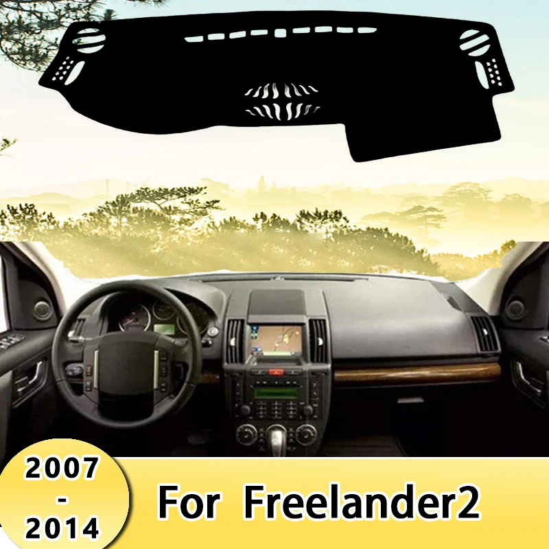 

Car Dashboard Cover Sun Shade Mats Avoid Light Pads Instrument Panel Protective Carpets For Freelander2 2007-2014 2008 2009 2010