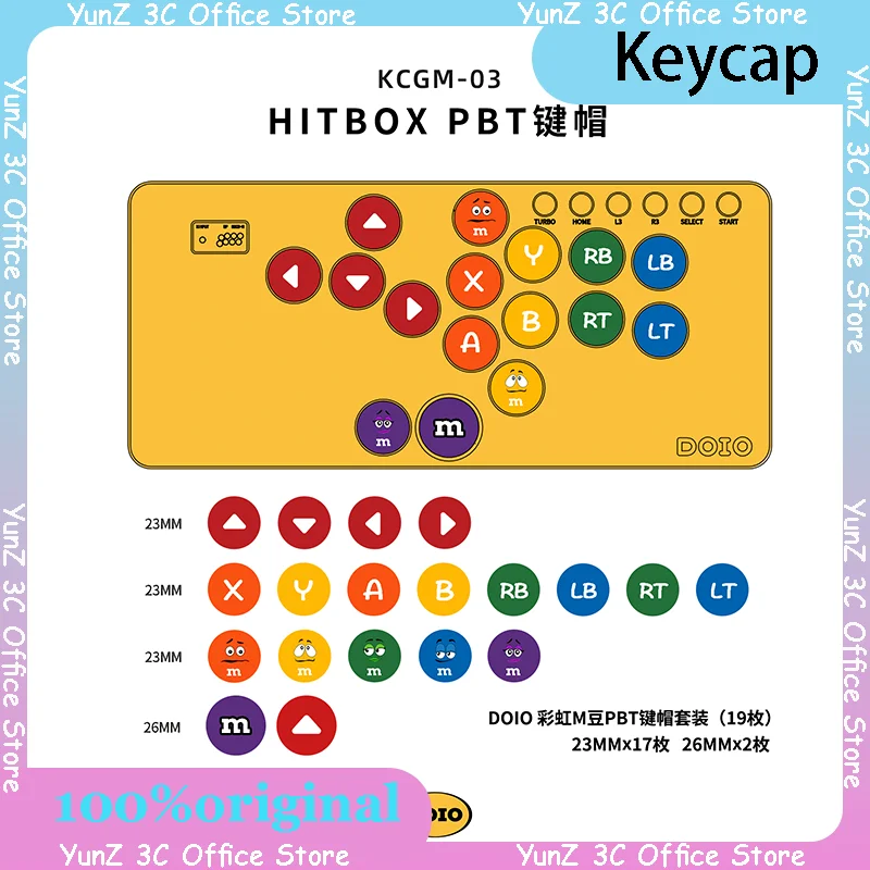 

Doio Hitbox Kcgm-02 индивидуальная мини-клавиатура с колпачком, 19 клавиш Pbt, сублимационные аксессуары, Игровая клавиатура, подарочное украшение для рабочего стола