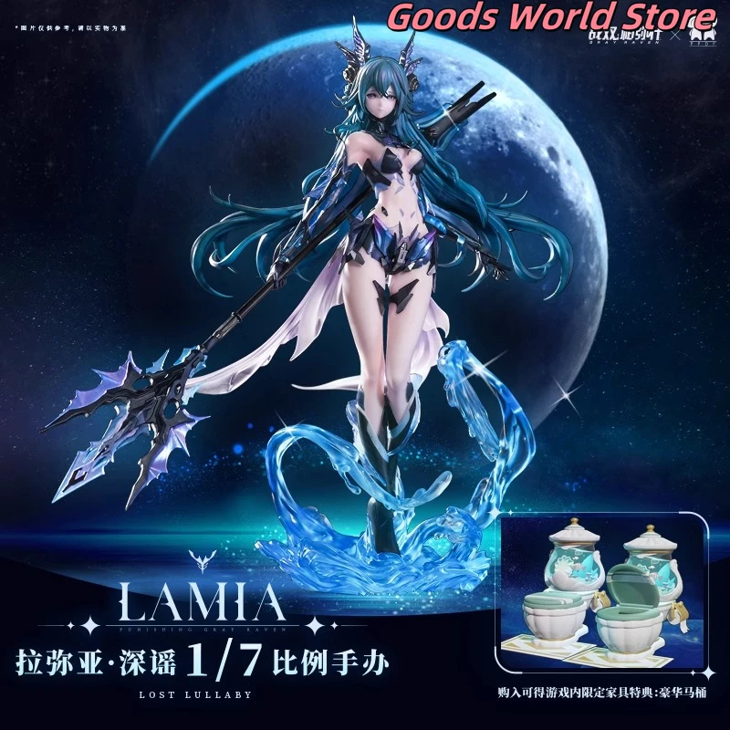 

Original Punishing Gray Raven Figure lamia ratio figurine KuroGame Genuine Cosplay Anime Figure lamia Garage Kits ornament Gifts
