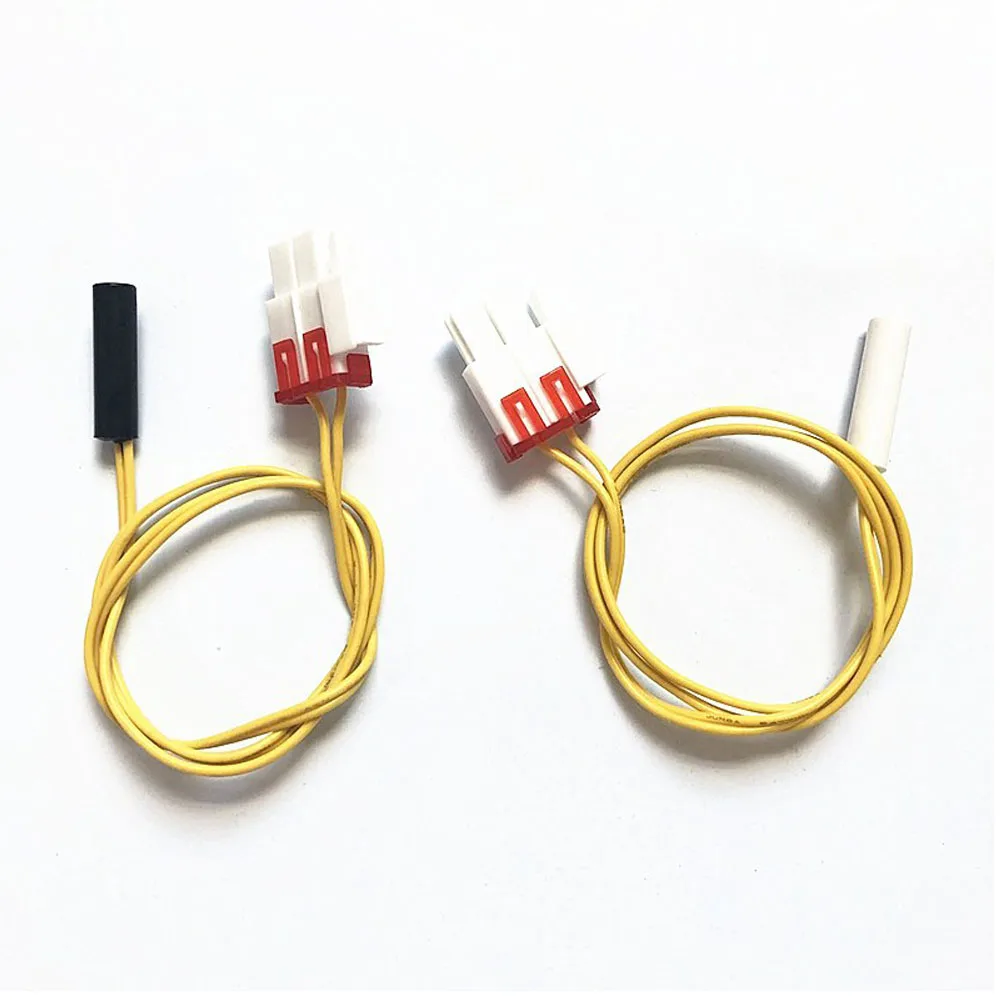 

2PCS 5K Temperature Sensor Refrigerated Temperature Probe for Refrigerator Defrosting Sensor Temperature Sensor Probe Parts