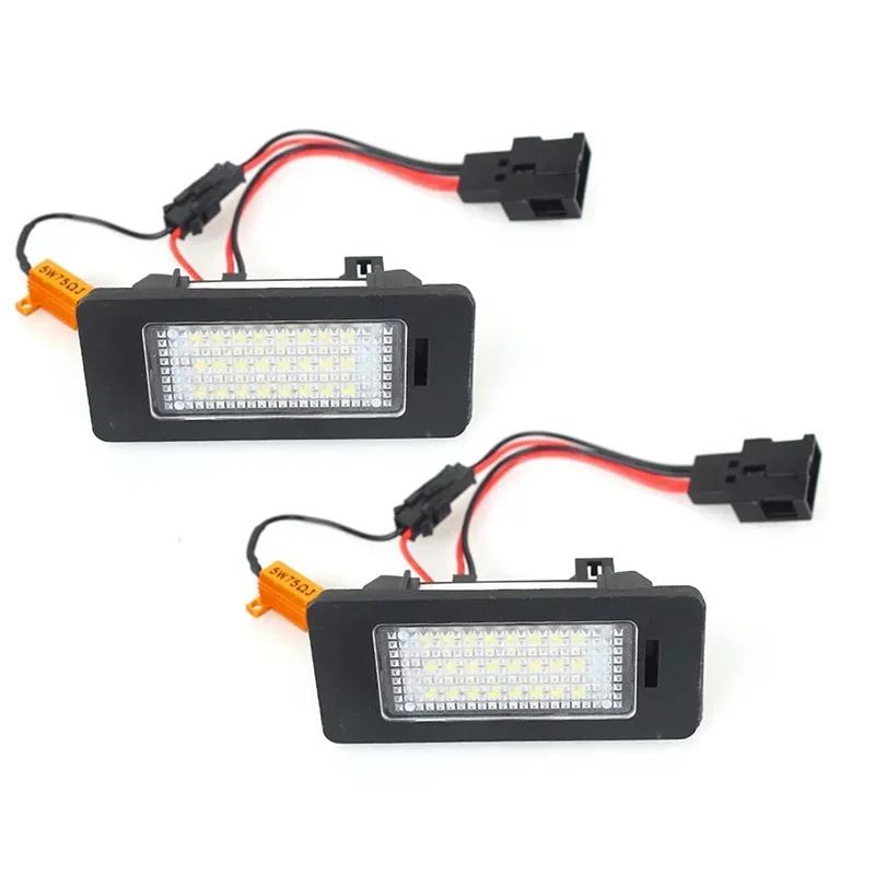 Para oświetlenia tablicy rejestracyjnej LED Automatyczna lampka sygnalizacyjna LED Pasuje do SKODA Octavia 3 / Superb B6 / Rapid / Yeti / Fabia — zdjęcie 7