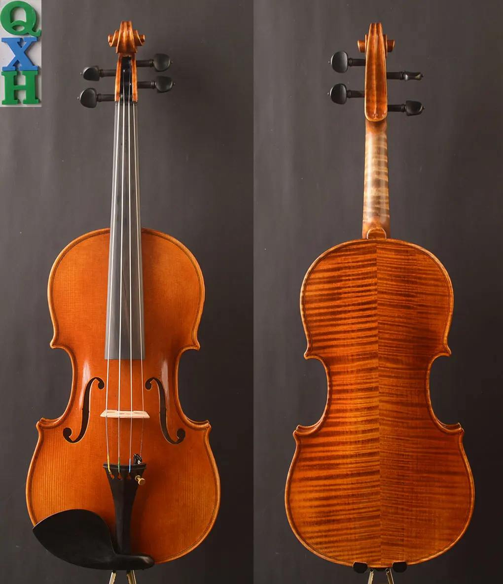 Amzing!Best model, Full size, transparent VR, Strad model for advanced or professional players,Loud bright tone