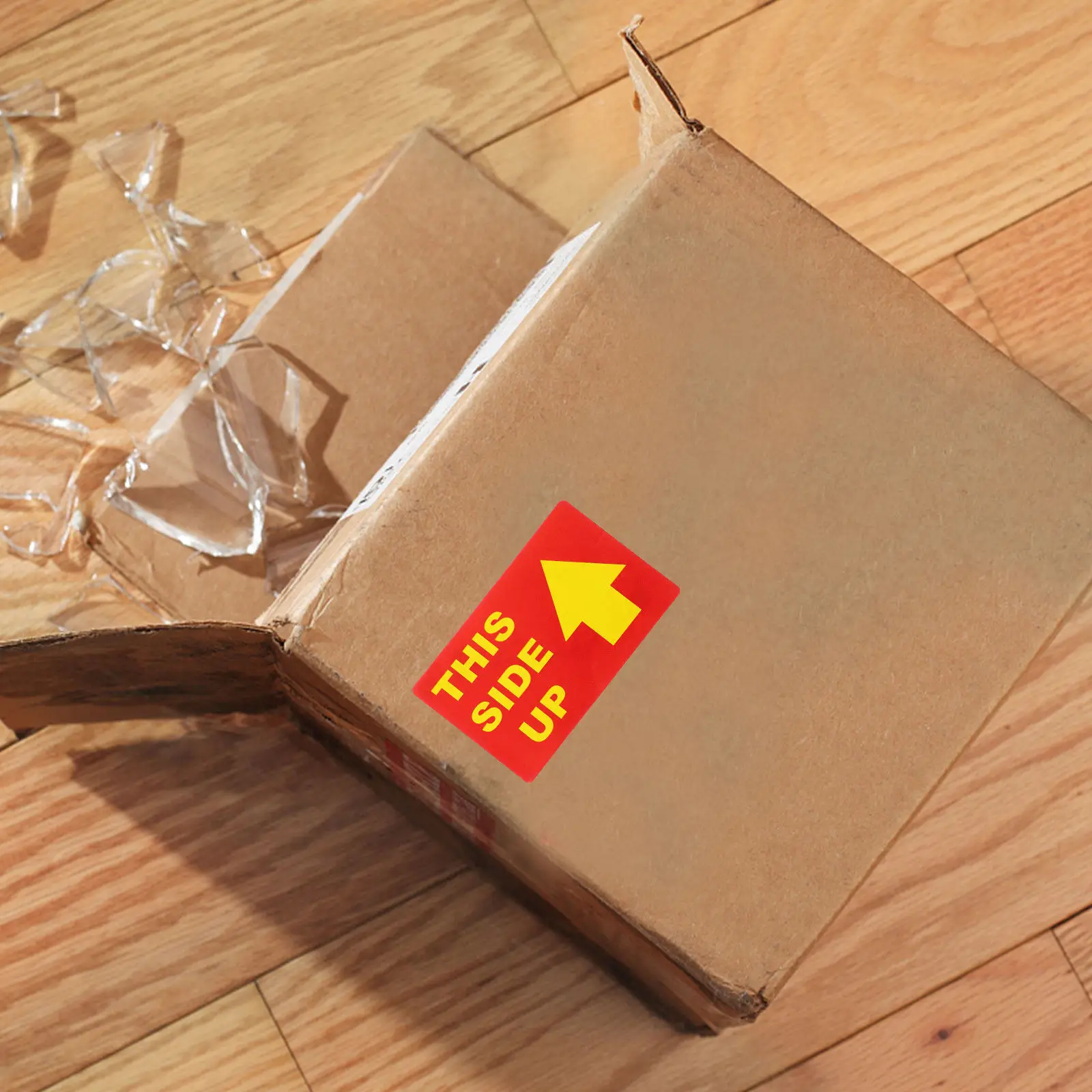 

Fragile Warning Stickers Roll High Visibility Adhesive Labels for Fragile Goods Protection during Transit Reminder for Careful