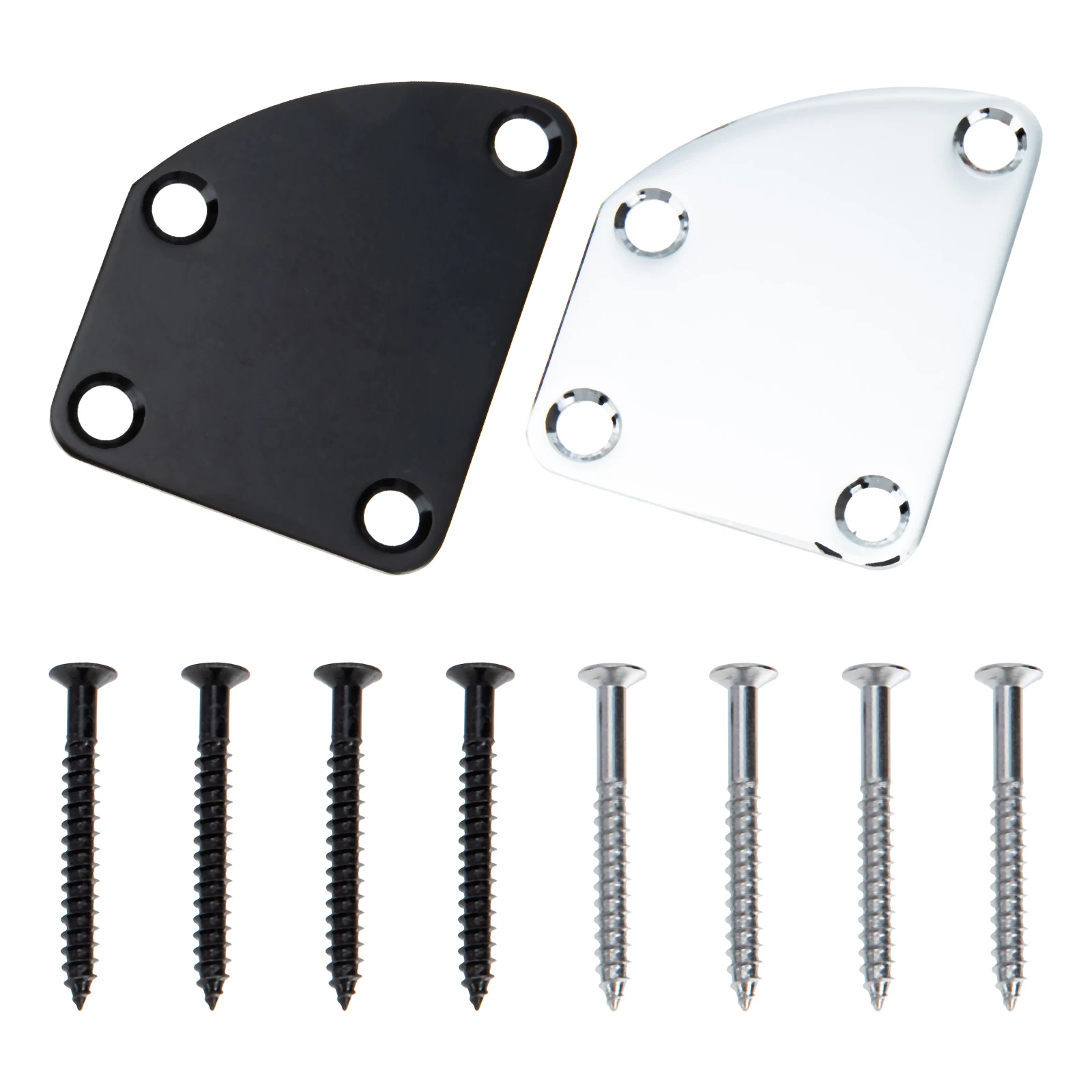 

2 set Reinforcement Screws Electric Guitar Neck Plates Bass Part Guitar Neck Plates Bass Part Mounting Hardware Accessories