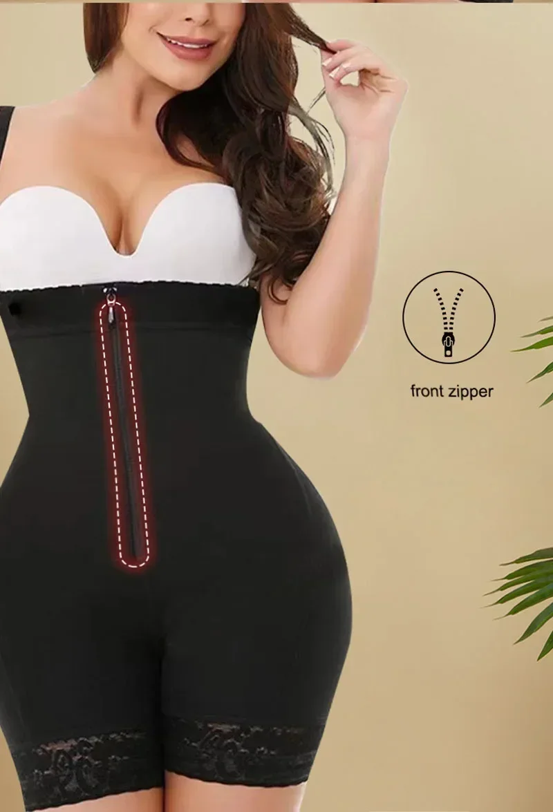 Fajas colombianas moldeadoras de cuerpo completo, ropa interior Sexy, levantador de glúteos, bragas de Control de barriga, entrenador de cintura,